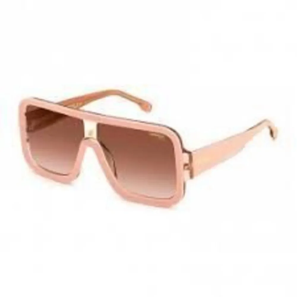 Carrera Thick Frame Sunglasses Flaglab 14 Nude Pink Oversized Bold Streetwear